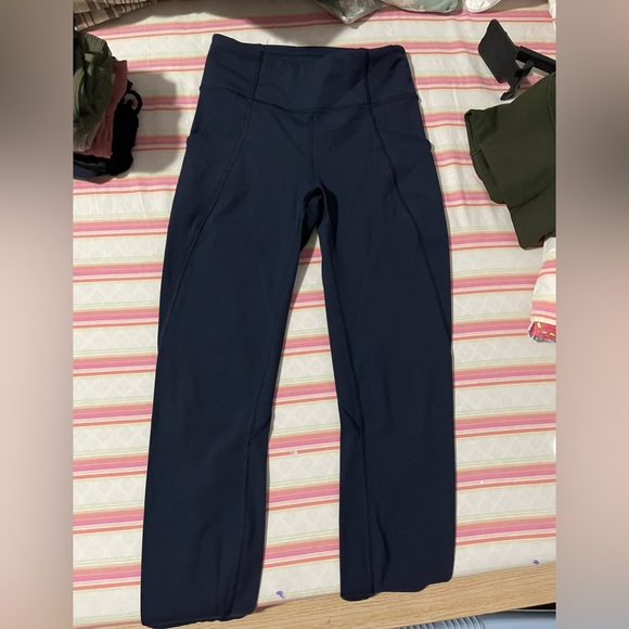Lululemon luxtreme leggings, 22-23” in navy, size 4. - Picture 1 of 7